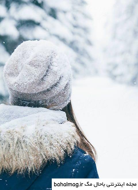  عکس دخترانه زمستانی