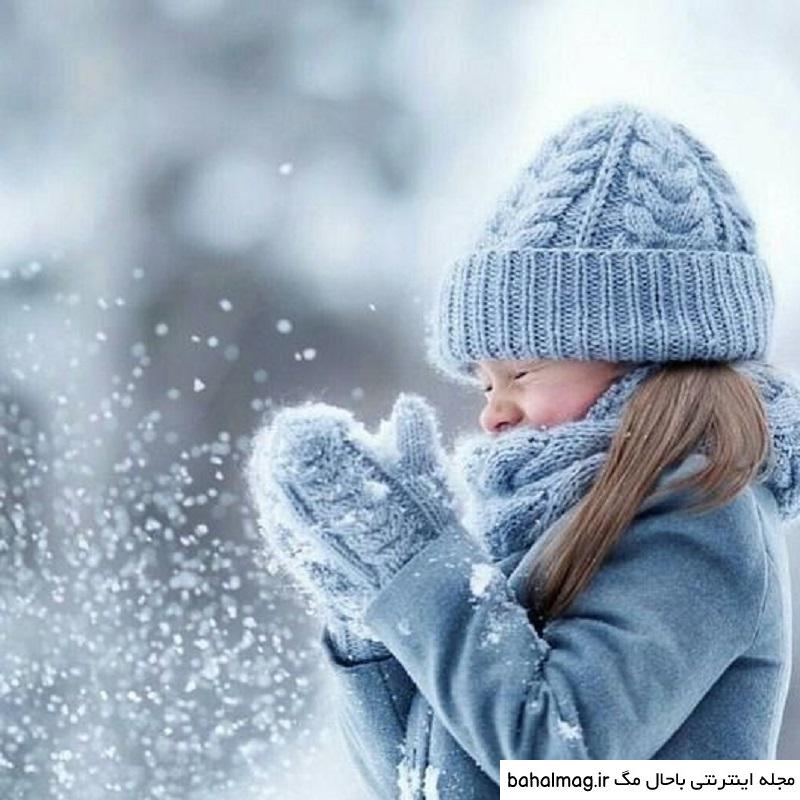  عکس دخترانه زمستانی
