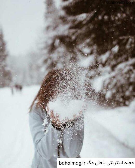 عکس پروفایل زمستانی دخترانه