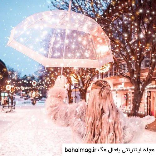 عکس پروفایل زمستانی دخترانه