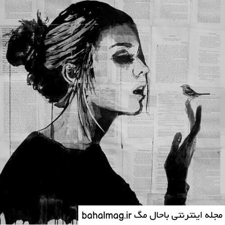 عکس سیاه سفید دخترانه