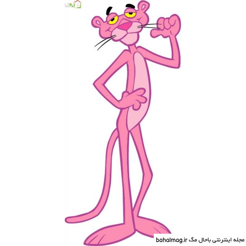  عکس پلنگ صورتی برای نقاشی