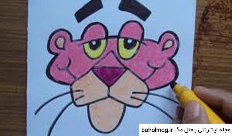  عکس پلنگ صورتی برای نقاشی