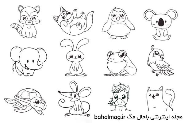  عکس حیوانات کارتونی فانتزی