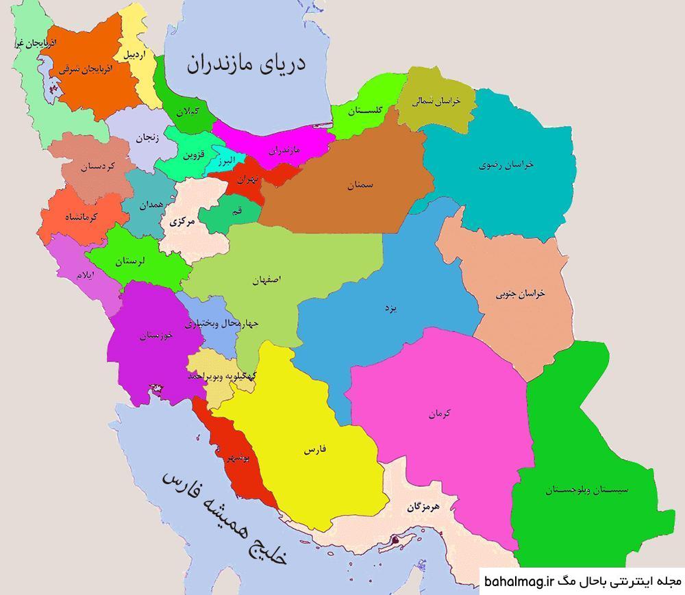 زیباترین عکس نقشه ایران