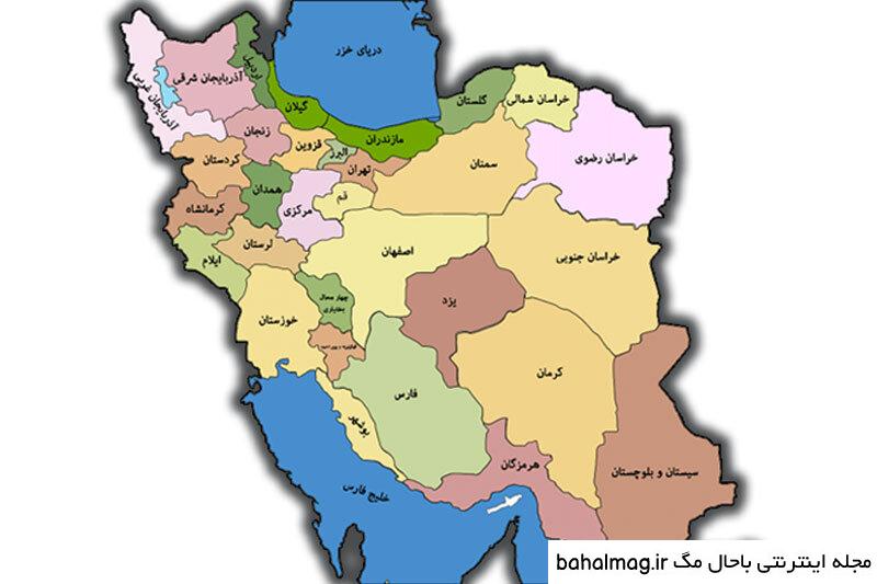 زیباترین عکس نقشه ایران