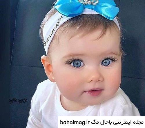 عکس نی نی چشم سبز