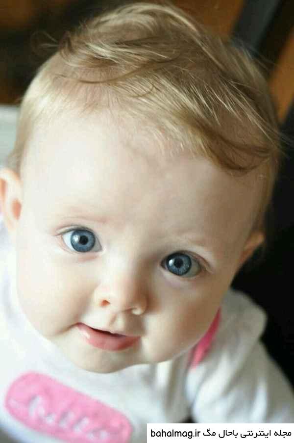 عکس نی نی چشم سبز