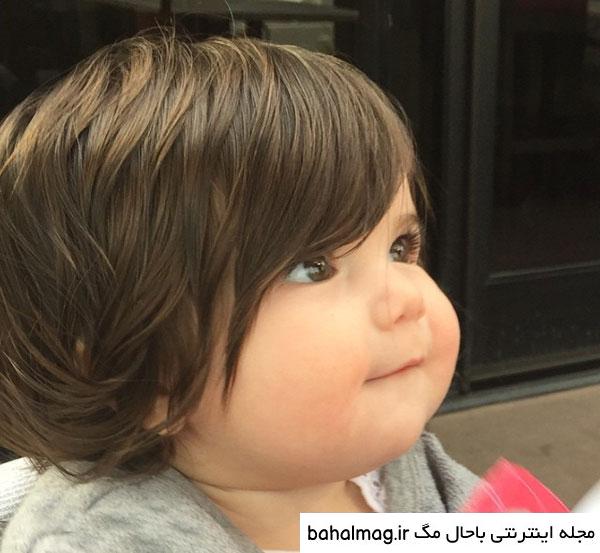 عکس نی نی چشم سبز