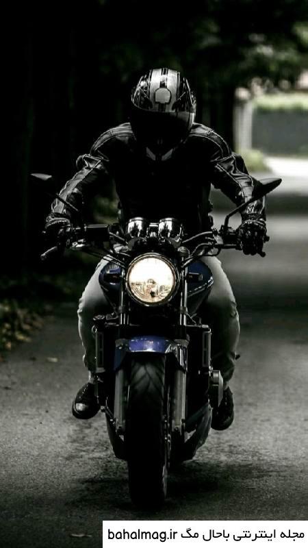  عکس پروفایل پسرانه لاتی با موتور سیکلت