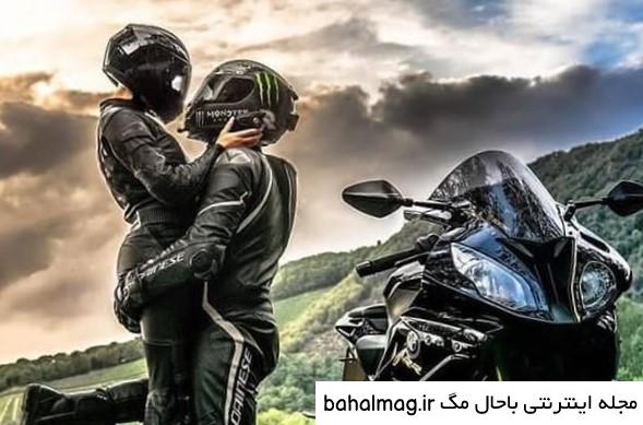  عکس پروفایل پسرانه لاتی با موتور سیکلت