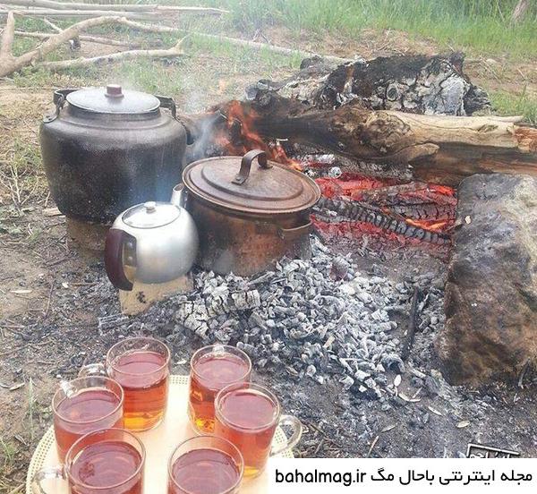 عکس خفن عکس چای آتیشی در کوه