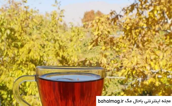 عکس خفن عکس فنجان چای در پاییز