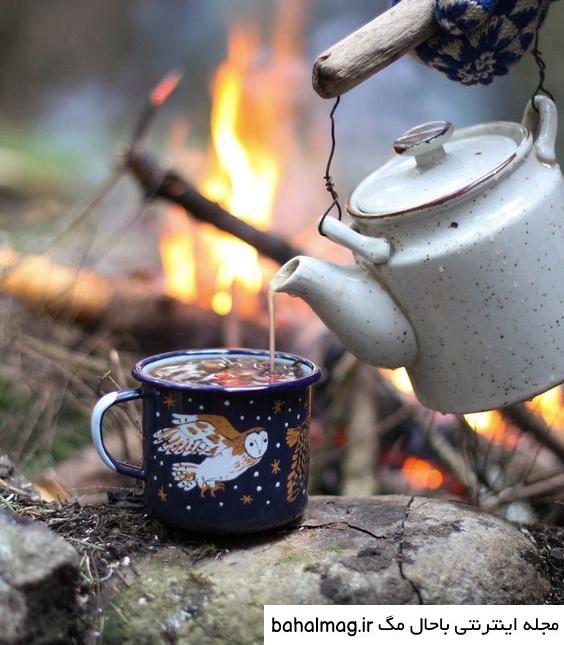 عکس چای دونفره عاشقانه