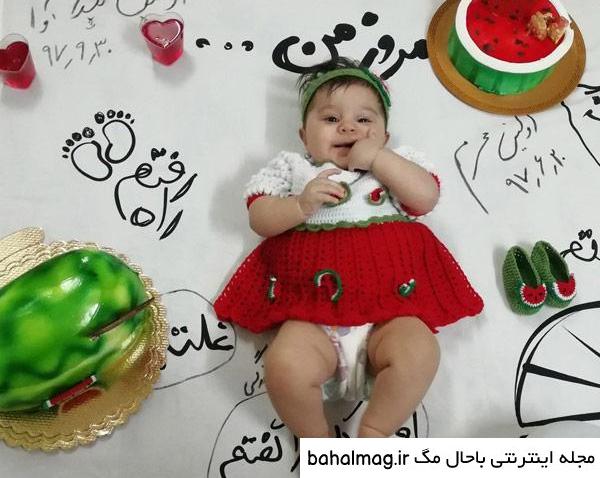 عکس خفن عکس یلدایی نوزاد پسر
