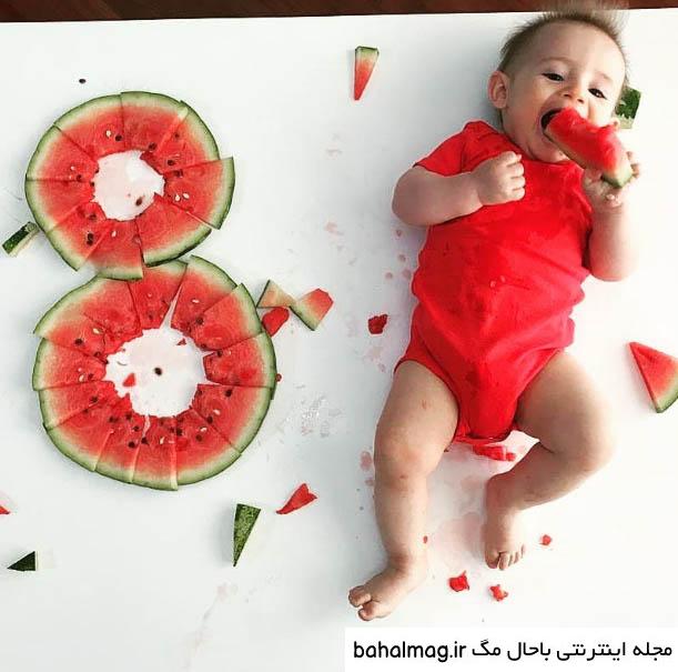 عکس خفن عکس یلدایی نوزاد پسر