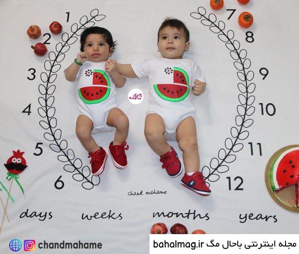 عکس خفن عکس یلدایی نوزاد پسر