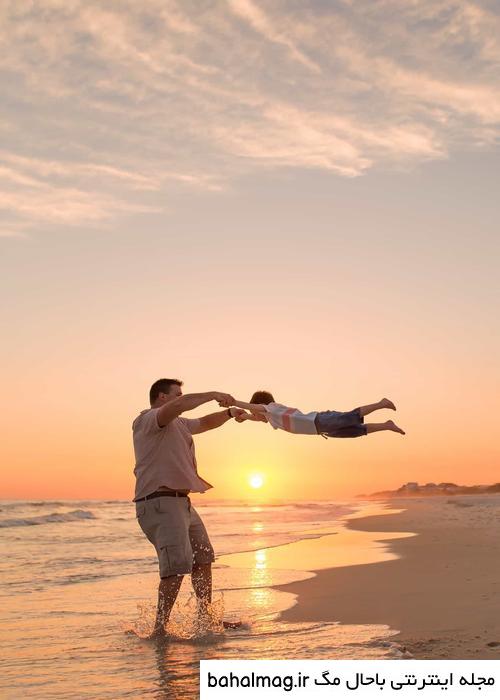 عکس پسر کنار ساحل برای پروفایل