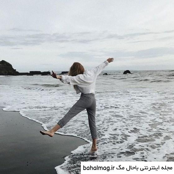 عکس پسر کنار ساحل برای پروفایل