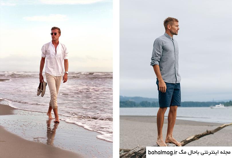 عکس پسر کنار ساحل برای پروفایل