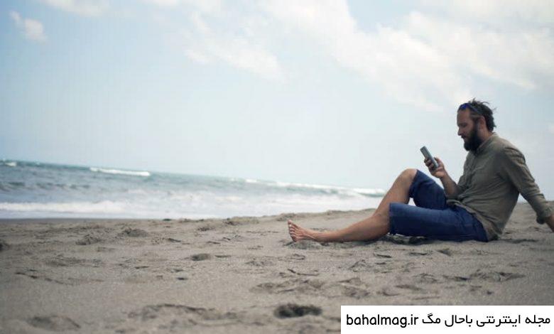 عکس پسر کنار ساحل برای پروفایل