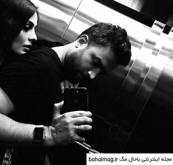  ژست عکس دونفره جلو آینه دخترانه