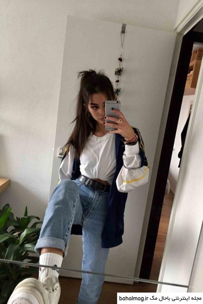  عکس جلو آینه دخترانه