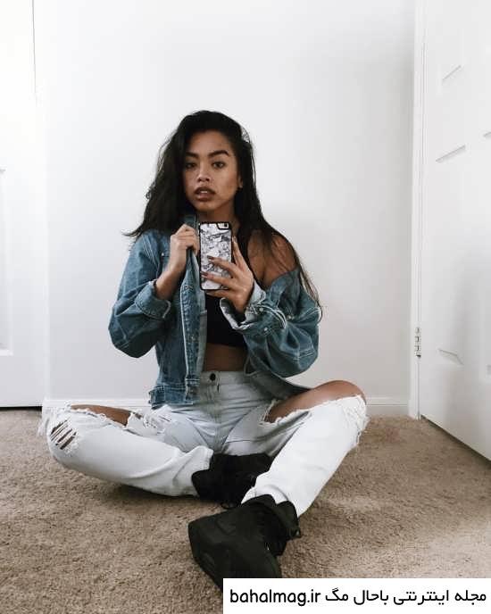  عکس جلو آینه دخترانه