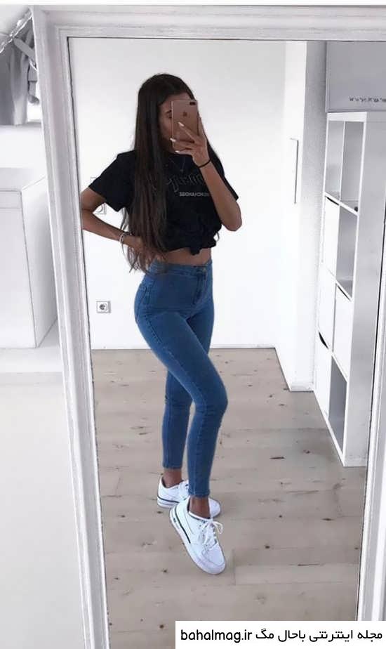  عکس جلو آینه دخترانه