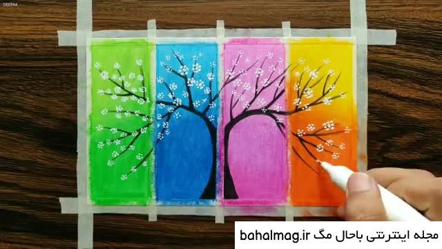 ایده برای نقاشی با گواش خاص