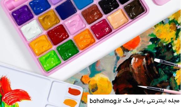 ایده نقاشی با گواش اسان