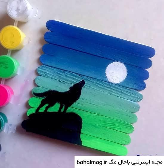 ایده نقاشی با گواش فانتزی