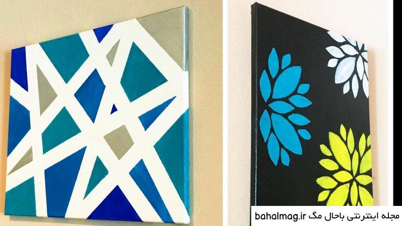 ایده برای نقاشی روی بوم کوچک باحال مگ