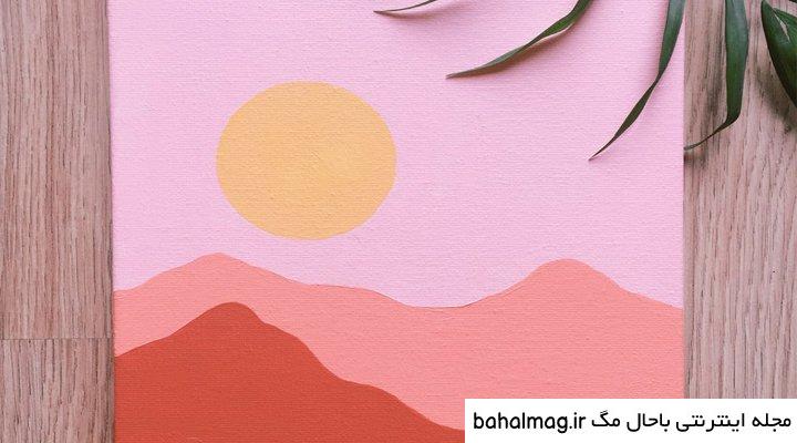 خاص ترین ایده برای نقاشی روی بوم کوچک