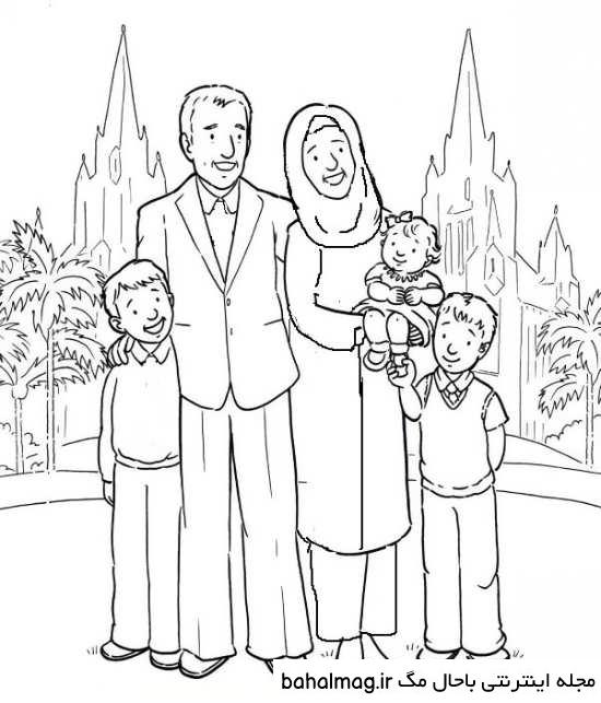 به روز ترین ایده نقاشی خانواده