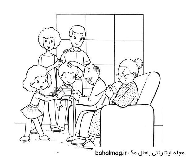تازه ترین ایده نقاشی خانواده