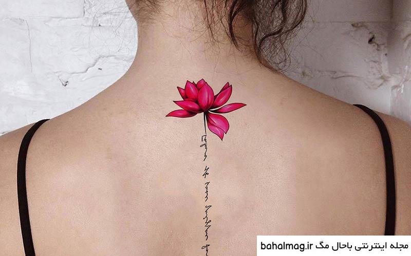 تاتو زنانه جدید خاص