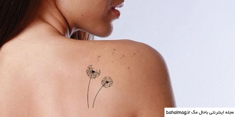طرح تاتو ساعت شنی خاص
