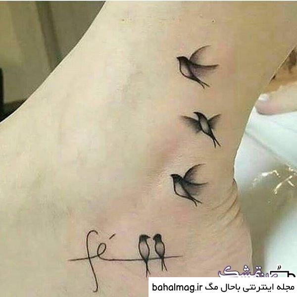 طرح تاتو ستاره دنباله دار خاص