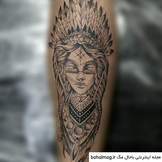مجموعه طرح تاتو سرخپوست جدید