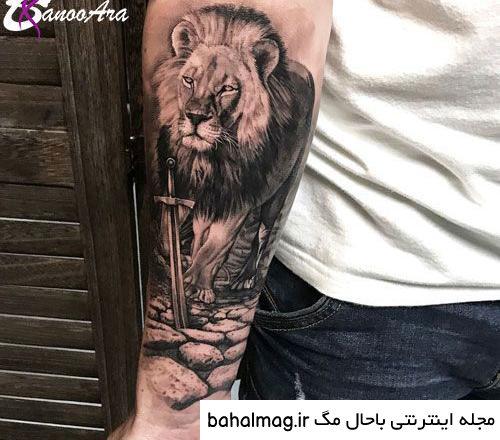 ناب ترین طرح تاتو سگ ژرمن