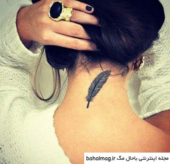 طرح تاتو روی شانه