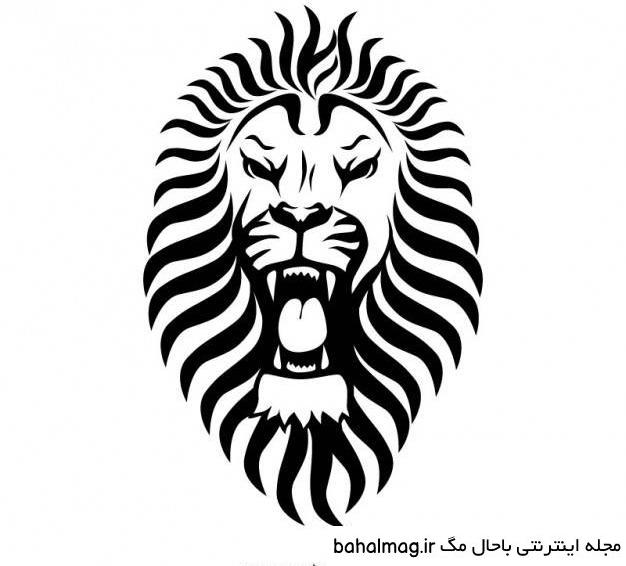 طرح تاتو شیر خورشید جدید