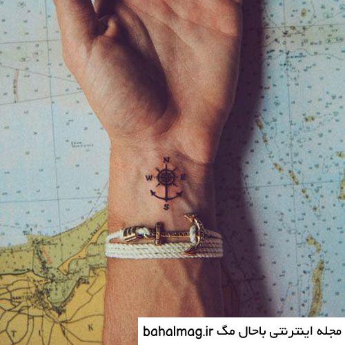 جالب ترین طرح تاتو شیک روی مچ دست