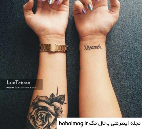 مجموعه طرح تاتو شیک روی مچ دست