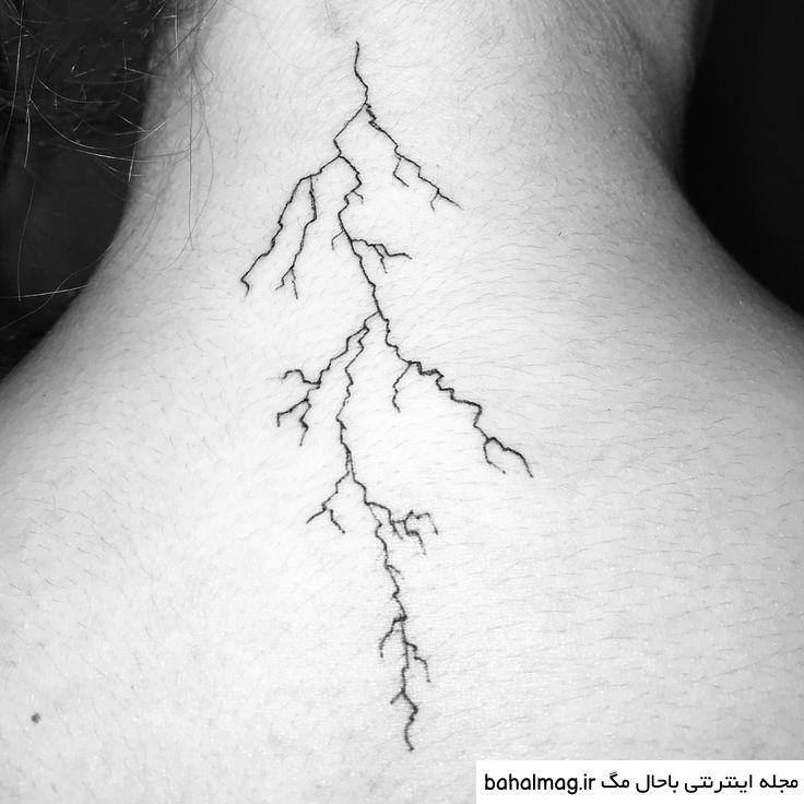 بهترین طرح تاتو صاعقه