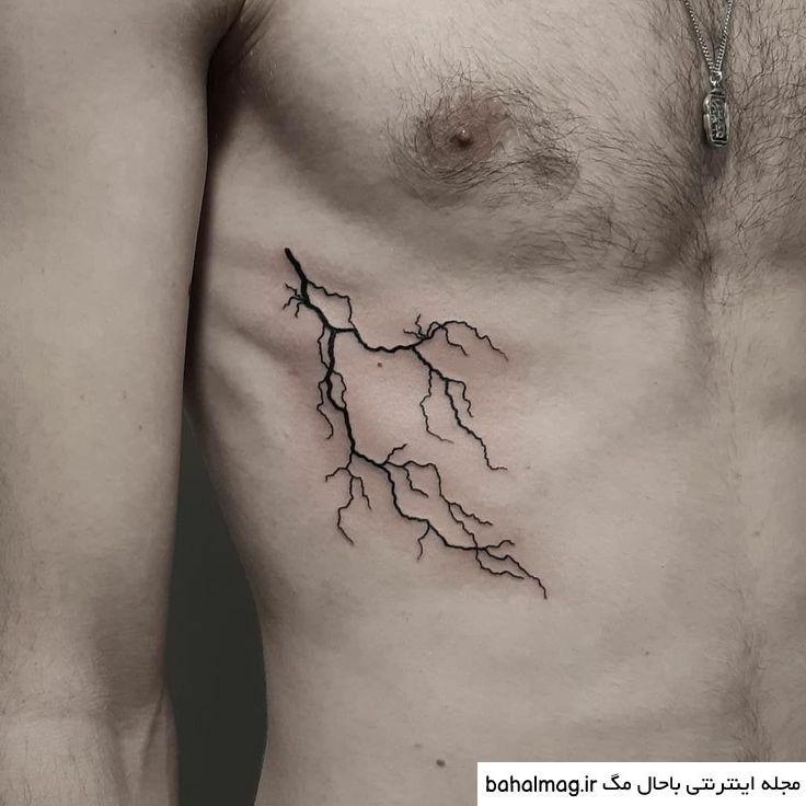 طرح تاتو صاعقه خاص