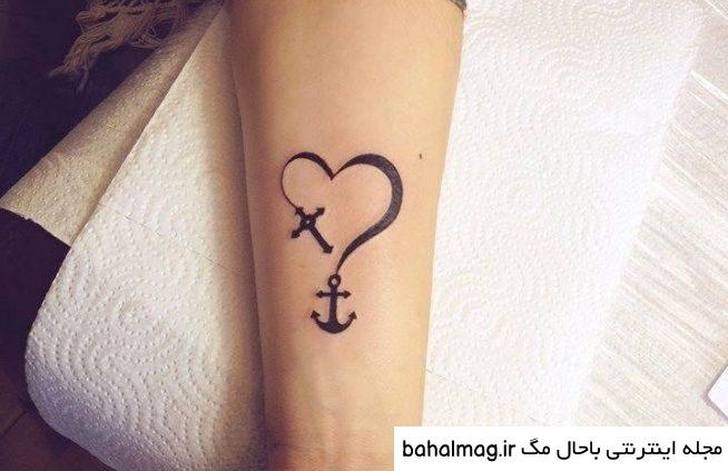 طرح تاتو کلید صلح تازه