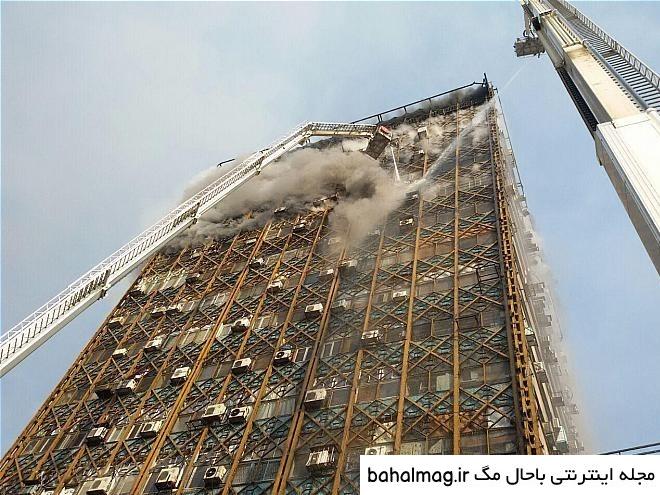 عکسهای آتش سوزی پلاسکو