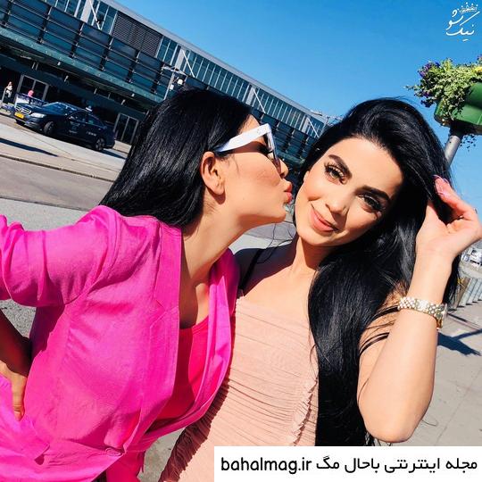 عکس آریانا سعید و خواهرش به روز